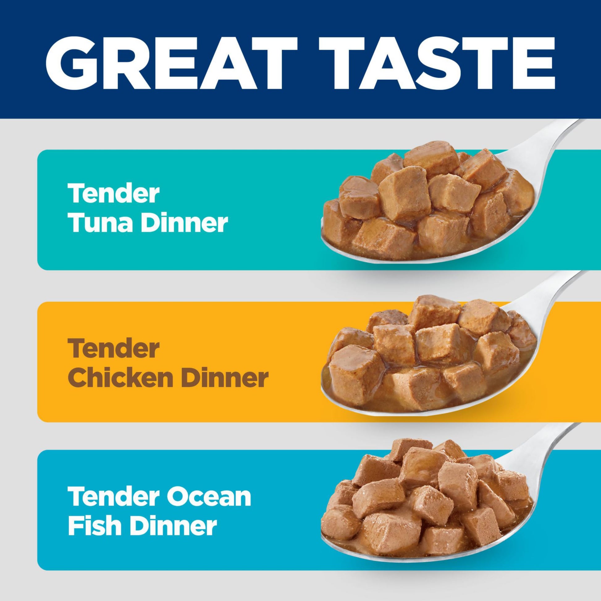 Hill's Science Diet Adult Canned Cat Food Variety Pack, Tender Dinner Chicken, Tuna, and Ocean Fish, 5.5 oz, 12 Pack Wet cat Food Hill's Science Diet