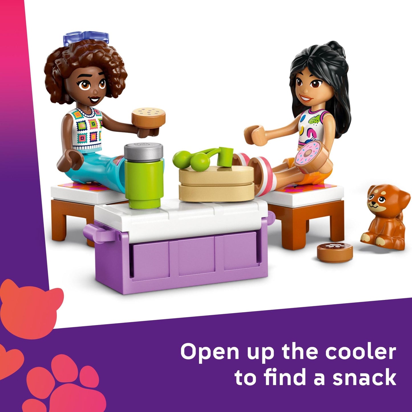 LEGO Friends Friendship Road-Trip Travel Car Toy - Buildable Storytelling Playset with Pretend Play Toys and Puppy Figurine - Fun Birthday Gift Idea for Girls & Boys, Ages 6+ - 42659 LEGO