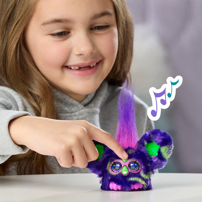 Furby Furblets 2 Pack of Fall Edition Mini Friends Trick-Ee & Boo-Kin, Electronic Halloween Plush Toys for Girls & Boys 6+, Multicolor (Amazon Exclusive)