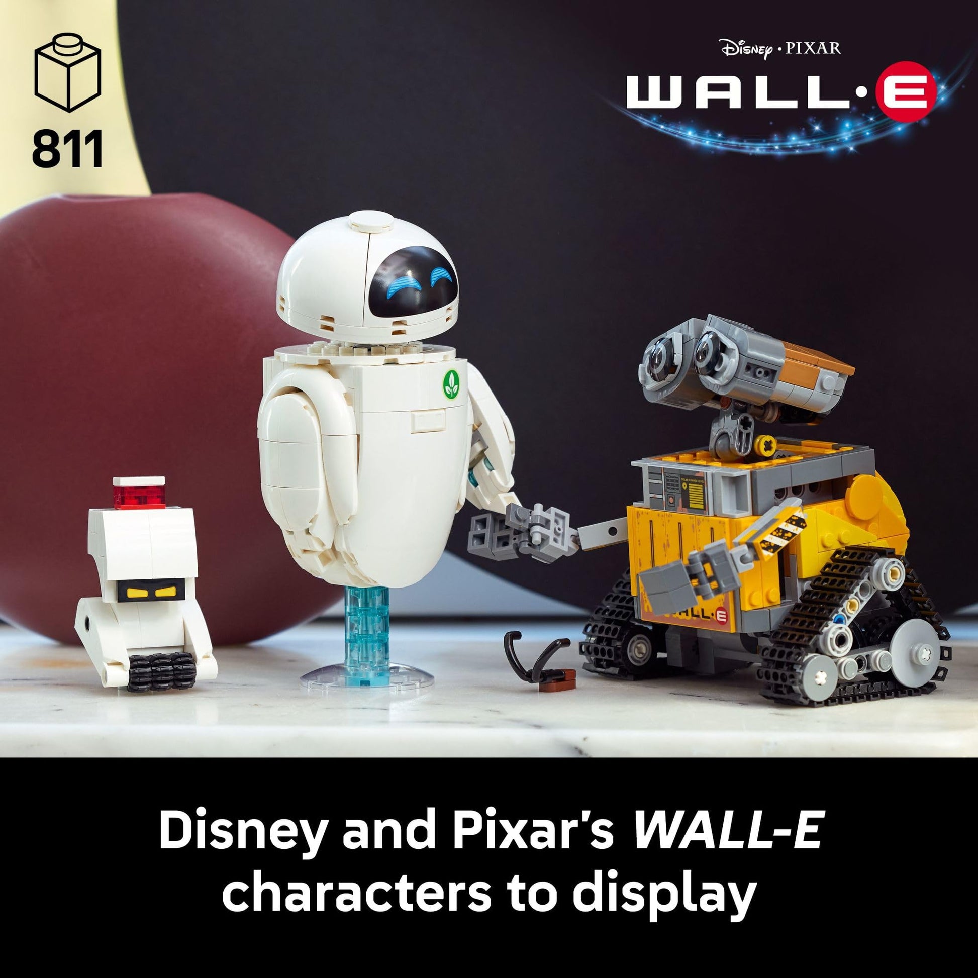 LEGO Disney & Pixar Wall-E & EVE Building Set for Adults, Ages 18+ - Home Office, Book Shelf, or Room Decor for Disney Fans - Gift Ideas for Men & Women - 43279 - Available at All In One Marketplace Canada