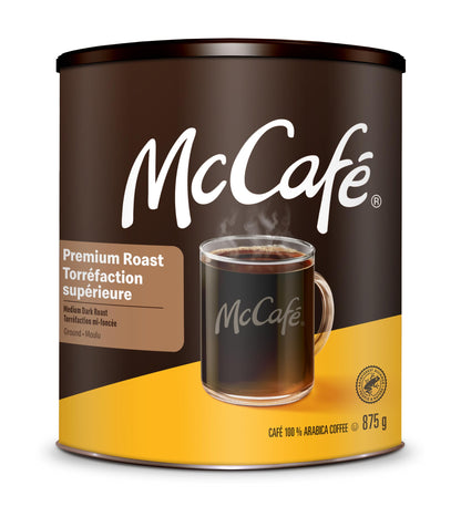 McCafé Premium Medium Dark Roast Ground Coffee, 875g