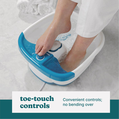 HoMedics Bubble Mate Foot Spa with Heat Maintenance