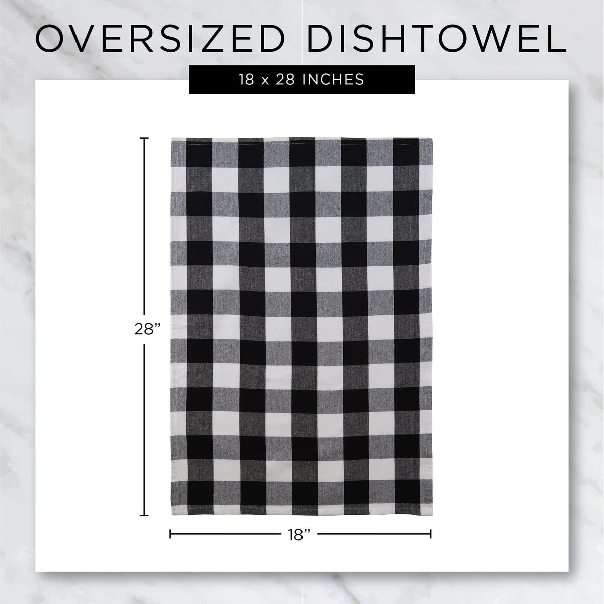 DII Happy Halloween Dishtowel Collection Embellished Cotton Kitchen Hand Towel Set, 18x28, Skull Damask/Haunted House, 3 Count