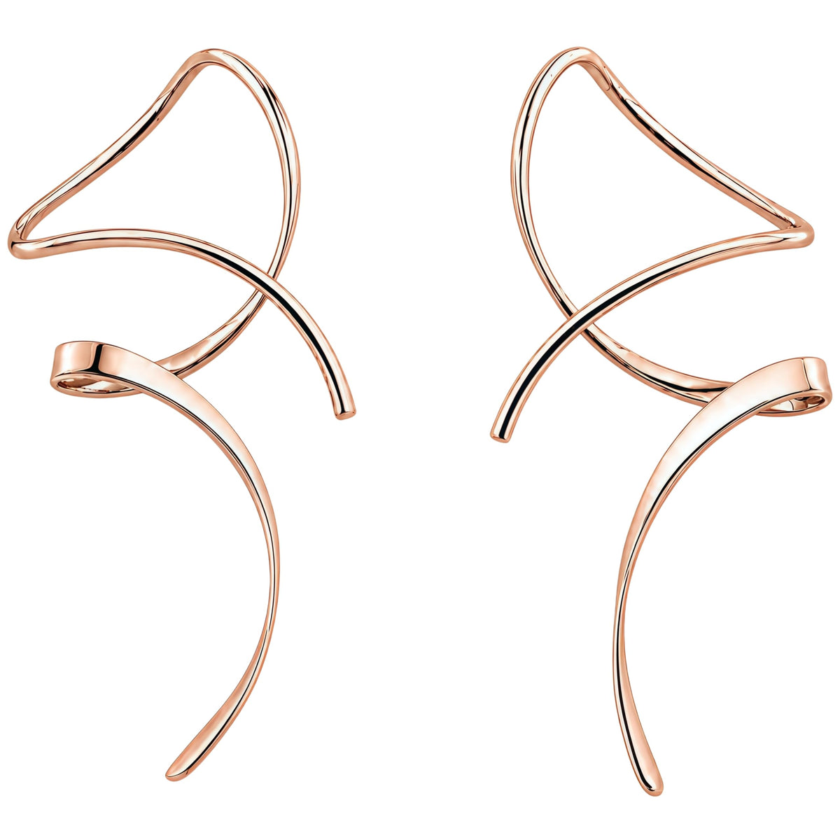 Earrings for Women Spiral threader earrings hand bent dangle earrings for women，suitable for gift giving, perfect for your birthday party, Christmas, gift giving. 🍁 All In One Marketplace Canada