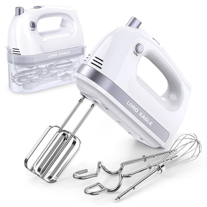 Lord Eagle Hand Mixer Electric Handheld 400W, 5-Speed Lightweight 🍁 All In One Marketplace Canada