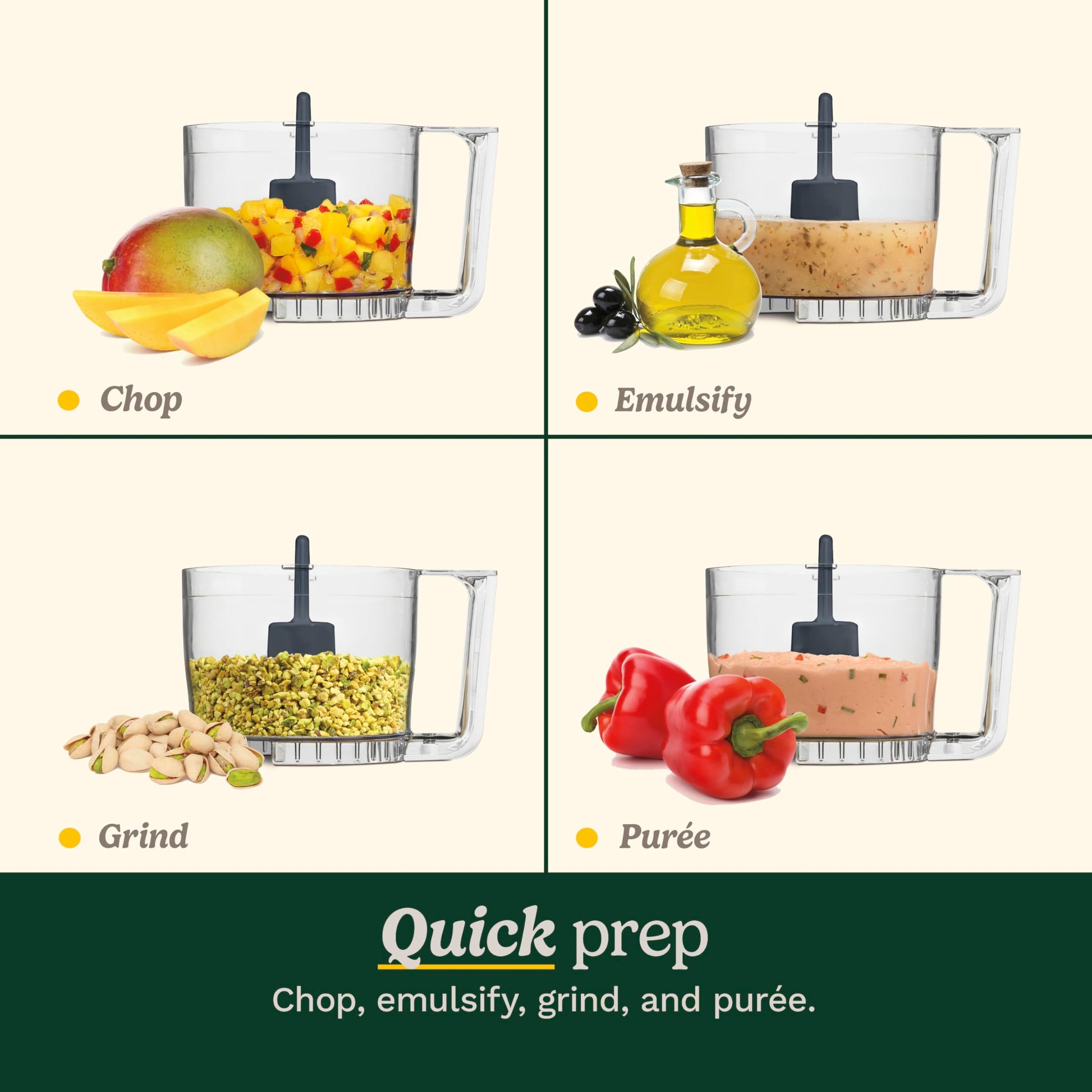Cuisinart DLC-2AC Mini-Prep Plus Processor, White - Available at All In One Marketplace Canada