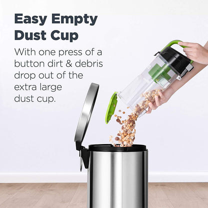 Eureka Powerful Bagless Upright Vacuum Cleaners Compact for Home Pets, Airspeed Ultra Lightweight Household Vacuum Cleaner for Carpet and Hard Floor, NEU100C, Lime Green EUREKA