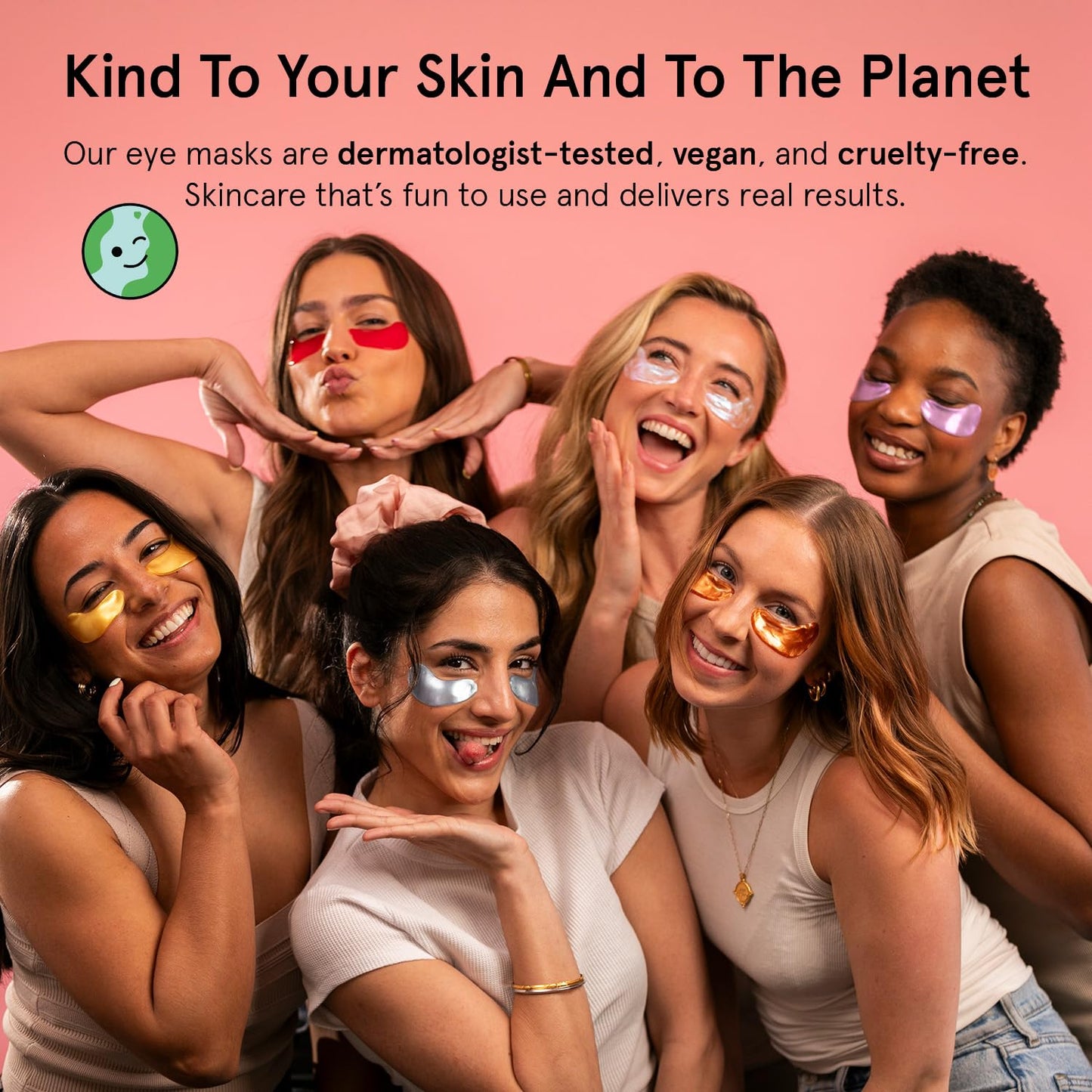 grace & stella Under Eye Mask Variety Pack - 18 Pairs of Under Eye Patches for Puffy Eyes - With 6 Colors (3 Pairs/Color) - Vegan Cruelty Free Bridesmaid Gifts, Birthday Gifts for Women