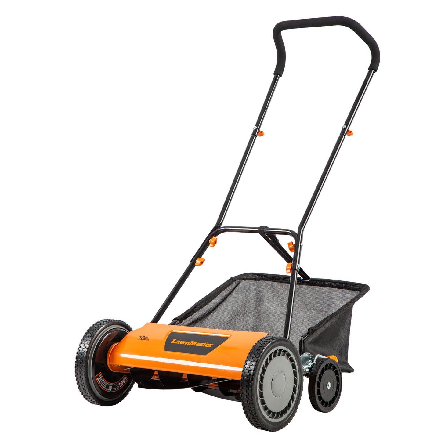 LawnMaster LMRM1801 Push Reel Lawn Mower 18-Inch 5-Blade 🍁 All In One Marketplace Canada