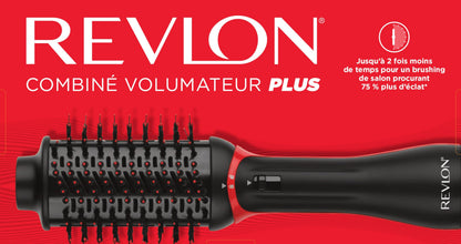 Revlon RVDR5298F One-Step Volumizer PLUS, Tourmaline Ionic Technology, Ionic Hair Dryer, Hot Air Brush, Less Frizz, 4 Heat/Speed Settings, Travel Friendly, Black - Available at All In One Marketplace Canada