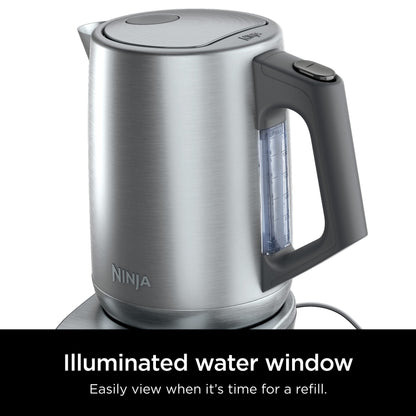 Ninja KT200C Precision Temperature Electric Kettle, 1500 watts, BPA Free, Stainless, 7-Cup Capacity, Hold Temp Setting - Available at All In One Marketplace Canada