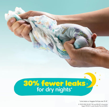 Pampers Easy Ups Girls & Boys Potty Training Pants, Size 5 (3T4T), Peppa Absorbent Training Underwear, Up to 100% Leakproof Day and Night, Hypoallergenic, 1 Pack (Count of 124) Pampers