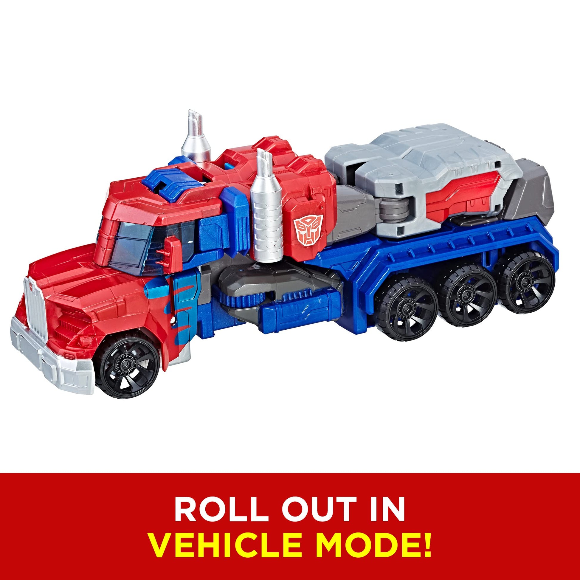 Transformers Toys Heroic Optimus Prime Action Figure - Timeless Large-Scale Figure, Changes into Toy Truck - Toys for Kids 6 and Up, 11-inch (Amazon Exclusive) Transformers