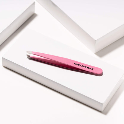 Tweezerman Exclusive Dusty Rose Slant Tweezer - Hair Removal Tweezers, Stainless Steel 🍁 All In One Marketplace Canada