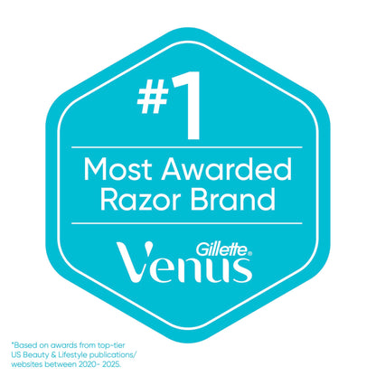 Gillette Venus Comfortglide White Tea Women's Razor - 1 Handle + 4 Refills