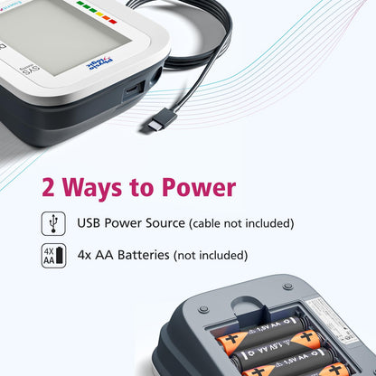 Physio Logic Essentia+ Clinically Accurate, Affordable Blood Pressure Monitor for Home Use, Easy 1-Touch Operation, Premium XL Display, 2-User, 120 Readings, Wide Cuff (22–42 cm), Compact Carry Case - Available at All In One Marketplace Canada