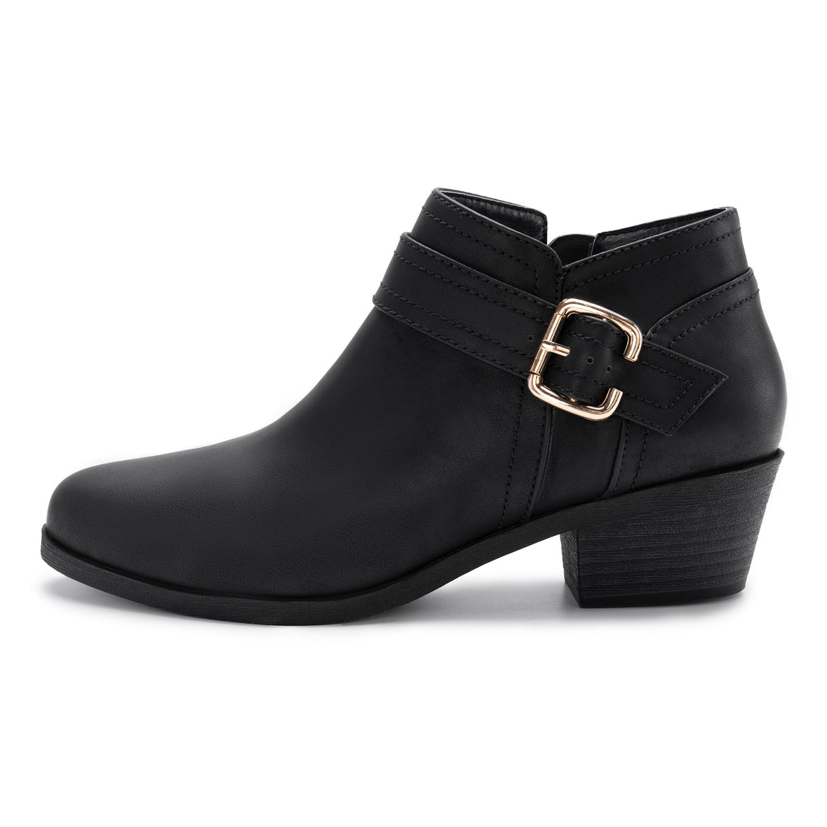 Athlefit Ankle Boots for Women, Pointed Toe Chunky Low Heel Short Boots 🍁 All In One Marketplace Canada