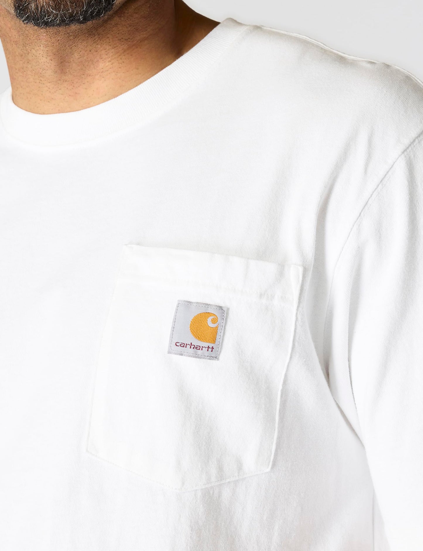 Carhartt Men's K87 Workwear Short Sleeve T-Shirt (Regular and Big & Tall Sizes), White, Large