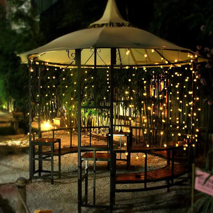 Toodour Solar String Lights Outdoor, 56ft 100 LED Globe String Lights, Waterproof Crystall Ball Lights Solar Patio Lights with 8 Modes for Garden Lawn Gazebo Yard, Outdoor Decorations - Warm White