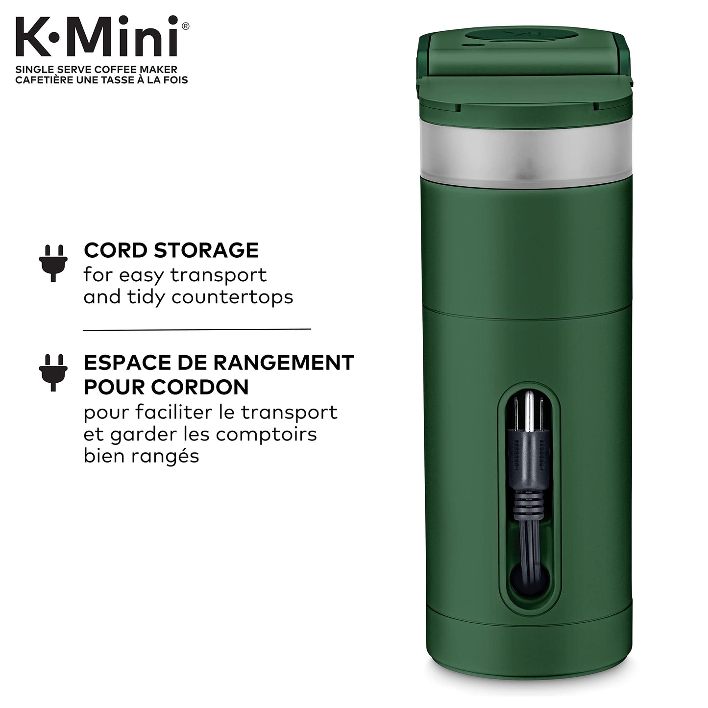 Keurig K-Mini Single Serve K-Cup Pod Coffee Maker in Evergreen