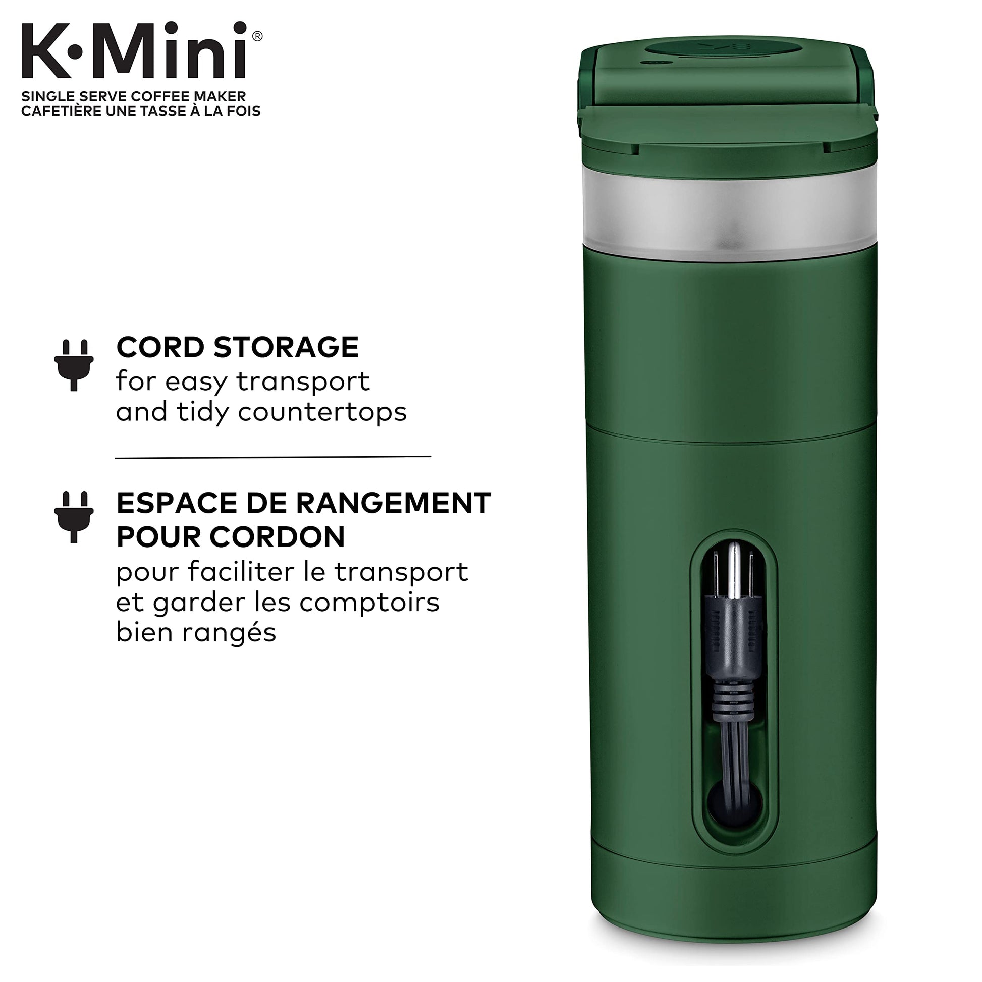 Keurig K-Mini Single Serve K-Cup Pod Coffee Maker in Evergreen