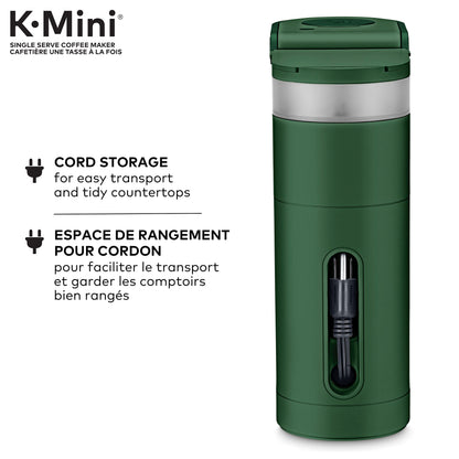Keurig K-Mini Single Serve K-Cup Pod Coffee Maker in Evergreen