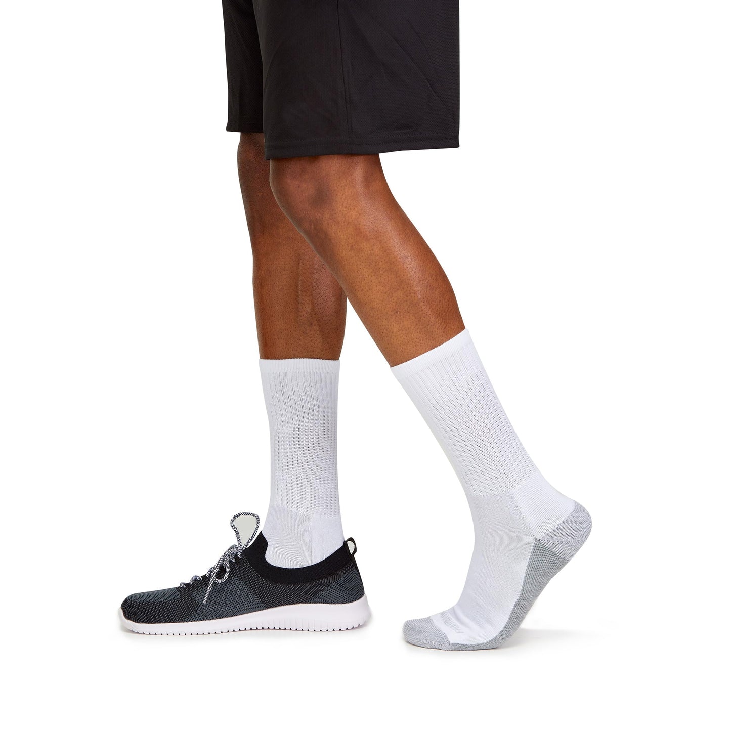 Fruit of the Loom Men's Dual Defense Crew Socks (12 Pack), White, Medium (6 - 12) 🍁 All In One Marketplace Canada
