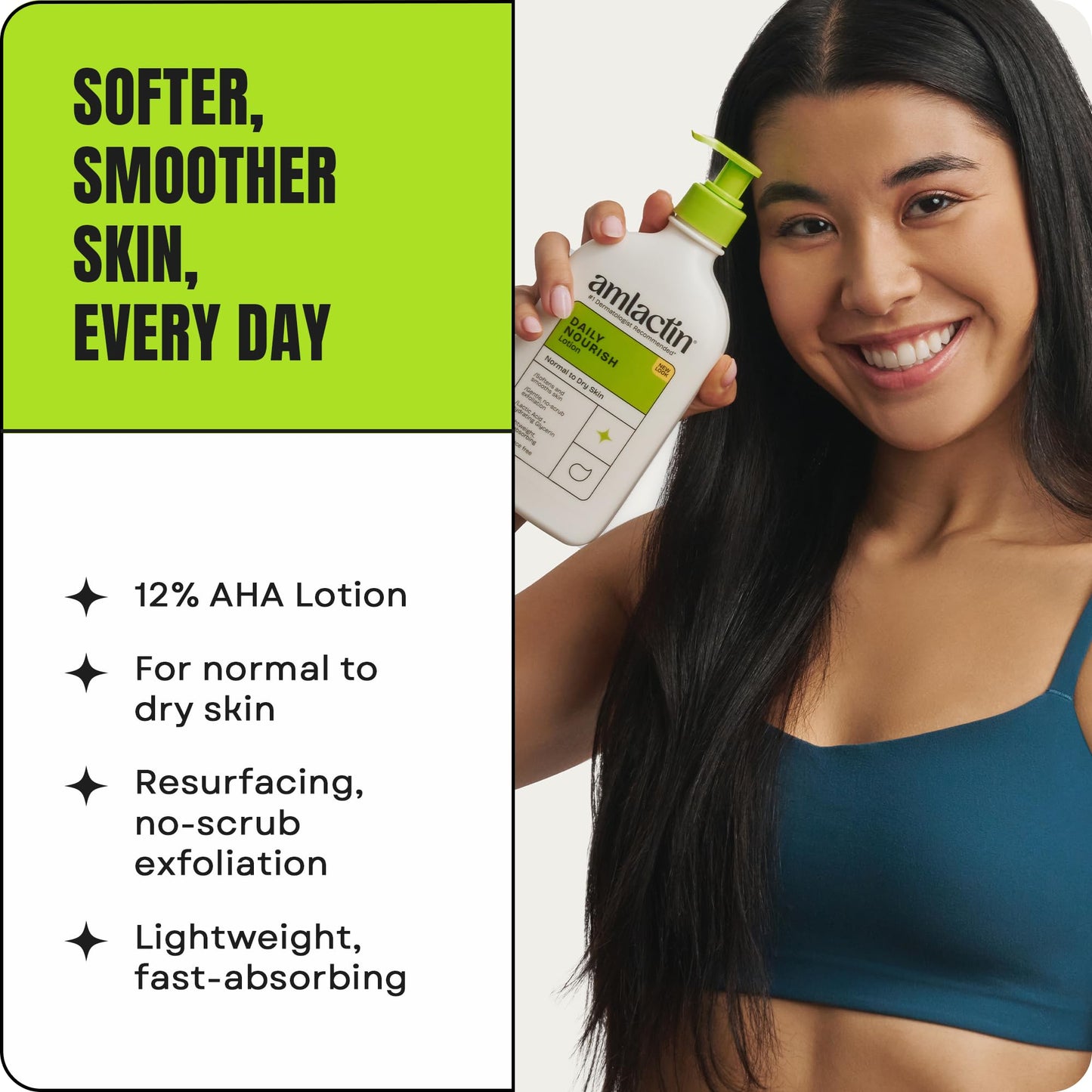 Sandoz Amlactin Daily Moisturizing Body Lotion 12%, Twin Pack - Available at All In One Marketplace Canada