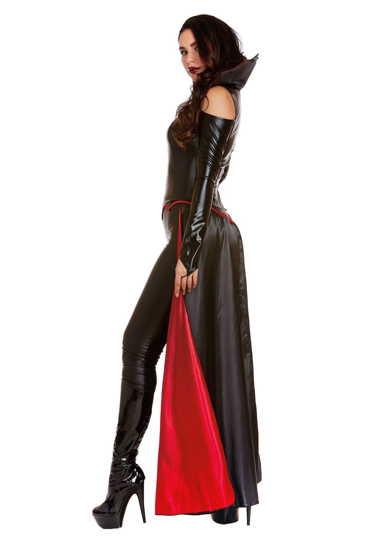 Costume de vampire pour femme Dreamgirl, vampire gothique moderne, déguisement d'Halloween princesse des ténèbres, taille M
