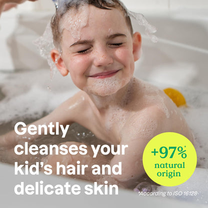 ATTITUDE Shampoo and Body Wash for Kids, Made in Canada, EWG Verified Hair and Body Cleanser, Dermatologically Tested Soap, Plant and Mineral Based Bath Products, Vegan, Vanilla & Pear, 946 mL