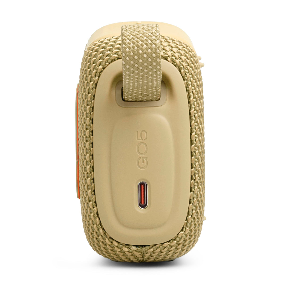 JBL Go 5 - Ultra-Portable Waterproof & Drop-Proof Speaker with JBL Legendary Sound & Ambient Edge Lighting, AirTouch Instant Stereo Pairing or Link Multiple Compatible Speakers via Auracast™ (Yellow)