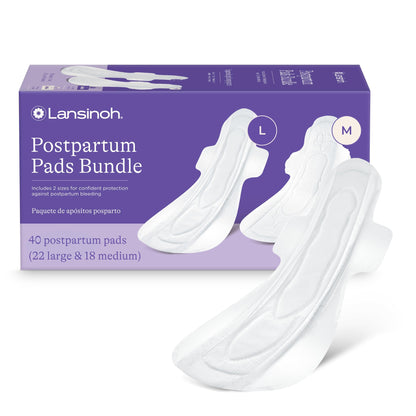 Lansinoh Postpartum Maxi Pads Bundle, 40 Count Lansinoh