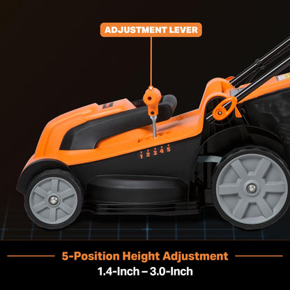 LawnMaster MEB1114K Electric Corded Lawn Mower 15-Inch 11AMP 🍁 All In One Marketplace Canada Lawnmaster