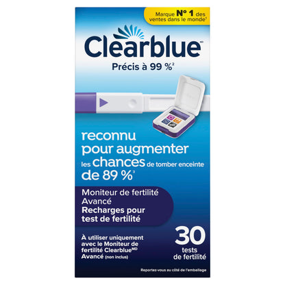 Clearblue Fertility Test Sticks, for use with Advanced Fertility Monitor, 30 Tests