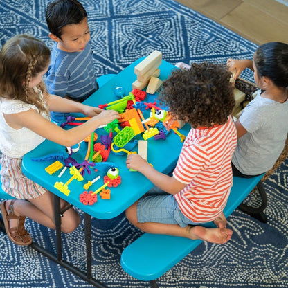 Lifetime Children's Outdoor Picnic Table in Glacier Blue LIFETIME