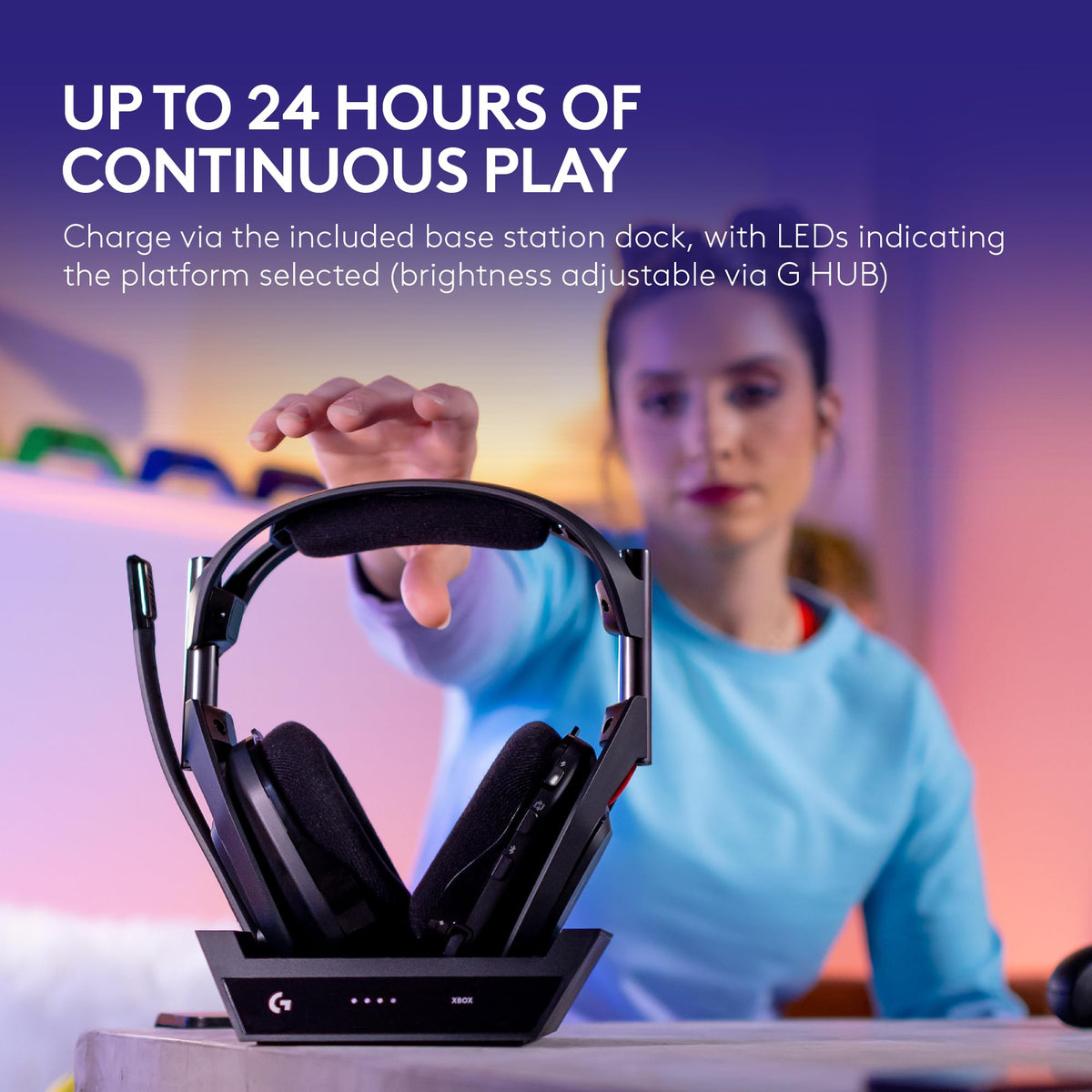 Logitech G Astro A50 Multi-Platform Wireless Gaming Headset - Black