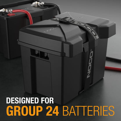 NOCO Snap-Top BG24 Battery Box, Group 24 12V Battery Box for Marine, Automotive, RV, Boat, Camper and Travel Trailer Batteries 🍁 All In One Marketplace Canada