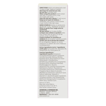 Aveeno Absolutely Ageless Daily Face Moisturizer with SPF 30 Sunscreen – Anti-Aging Wrinkle Cream with Blackberry Complex, Vitamins C & E – Hydrating Facial Moisturizer for Firmer Even Skin Tone 50 mL - Available at All In One Marketplace Canada