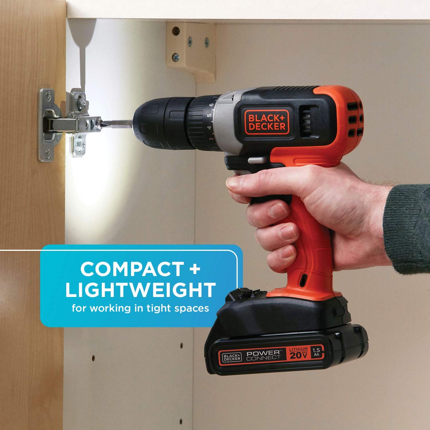 BLACK+DECKER 20V MAX* Cordless Drill, Cordless (BCD702C1) - Available at All In One Marketplace Canada