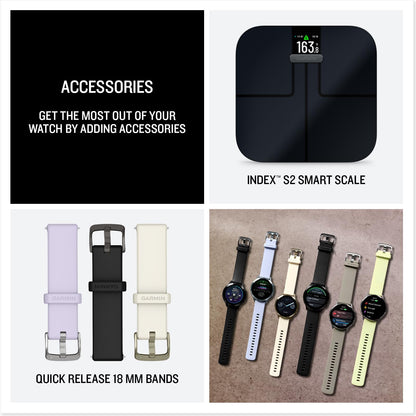 Garmin Venu® 4, 41mm, Advanced Health and Fitness GPS Smartwatch, Bright and Colorful Display, Built-in Flashlight, 10 Days of Battery Life, Lunar Gold with Bone Silicone Band 🍁 All In One Marketplace Canada