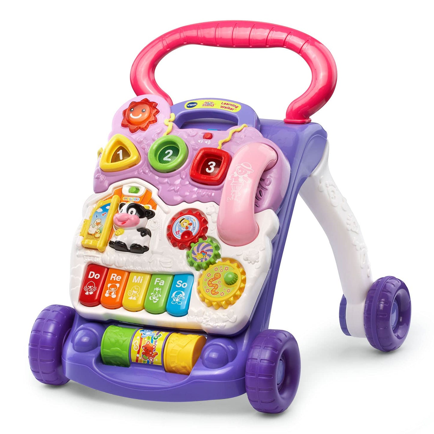 VTech Sit-to-Stand Learning Walker (Frustration Free Packaging - English Version), Purple VTech