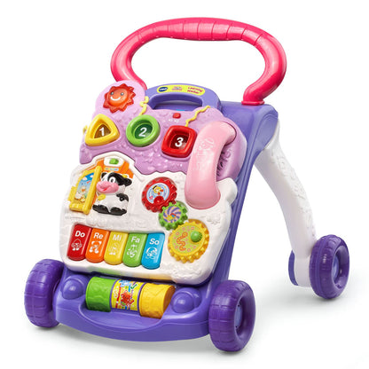 VTech Sit-to-Stand Learning Walker (Frustration Free Packaging - English Version), Purple VTech