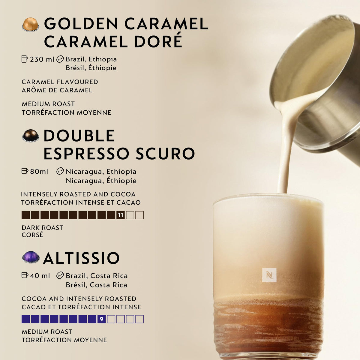 Nespresso Vertuo Discovery Variety Pack Coffee Pods, 80 Pods