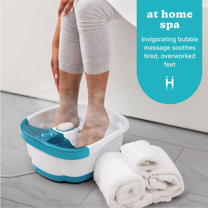 HoMedics Bubble Mate Foot Spa with Heat Maintenance