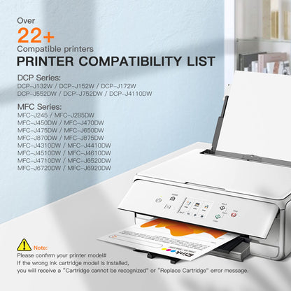 10 Pack E-Z Ink (Compatible Ink Cartridge Replacement for LC103XL Ink Cartridges LC103 XL LC103BK LC101 LC 103 to Use with MFC-J870DW MFC-J470DW MFC-J6920DW MFC-J6520DW MFC-J450DW E-Z Ink