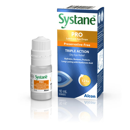 Systane PRO Preservative-Free Lubricating Eye Drops for Dry Eye Relief, Triple-action Formula, Long-lasting Hydration, Relief from Digital Strain – 10 mL 🍁 All In One Marketplace Canada