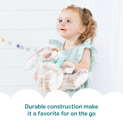 Melissa & Doug Burrow Bunny Stuffed Animal Plushie with Big Feet, Floppy Ears & Fluffy Tail, Adorable Pretend Play Toddler Toys for Girls & Boys 3+ Melissa & Doug
