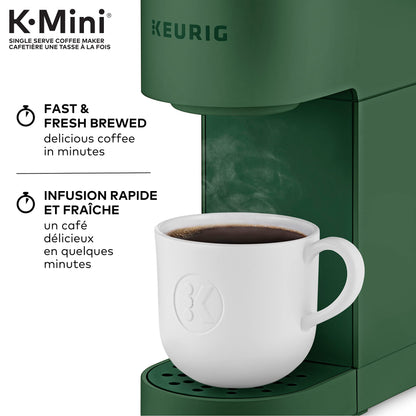 Keurig K-Mini Single Serve K-Cup Pod Coffee Maker in Evergreen
