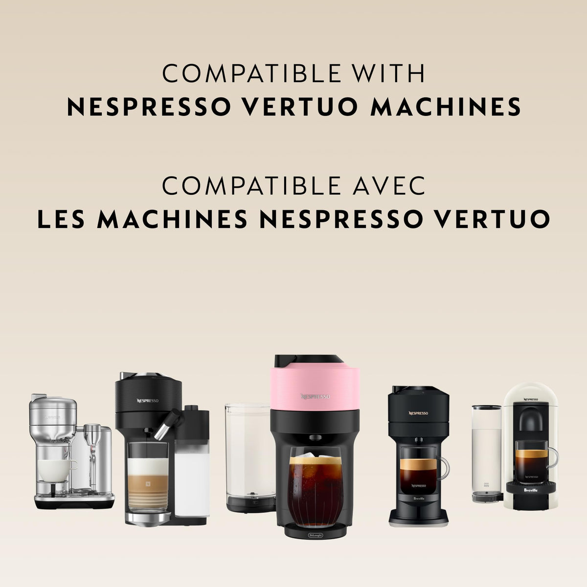 Nespresso Vertuo Flavoured Variety Pack Coffee Pods, 60 Pods