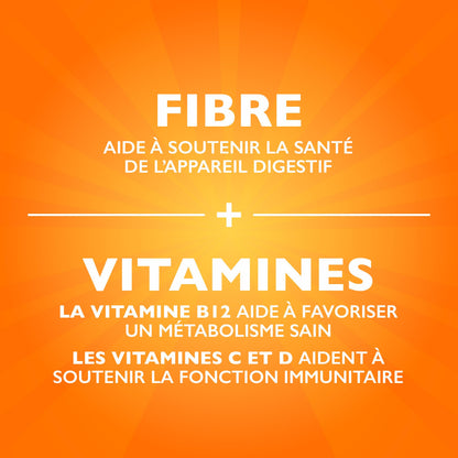 Metamucil, Fibre + Metabolism Gummy Supplement for Digestive Health, Plant Based, No Sugar Added, Citrus Berry Flavored, 72 Gummies